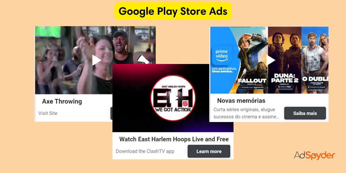 The Dynamics of Google Play Store Ads